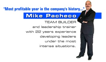 Mike Pacheco, Management and Team Building